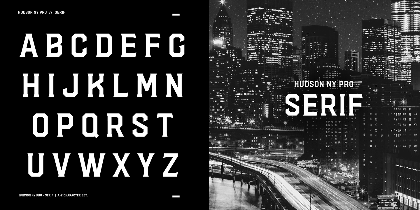 Пример шрифта Hudson NY Pro Serif Regular